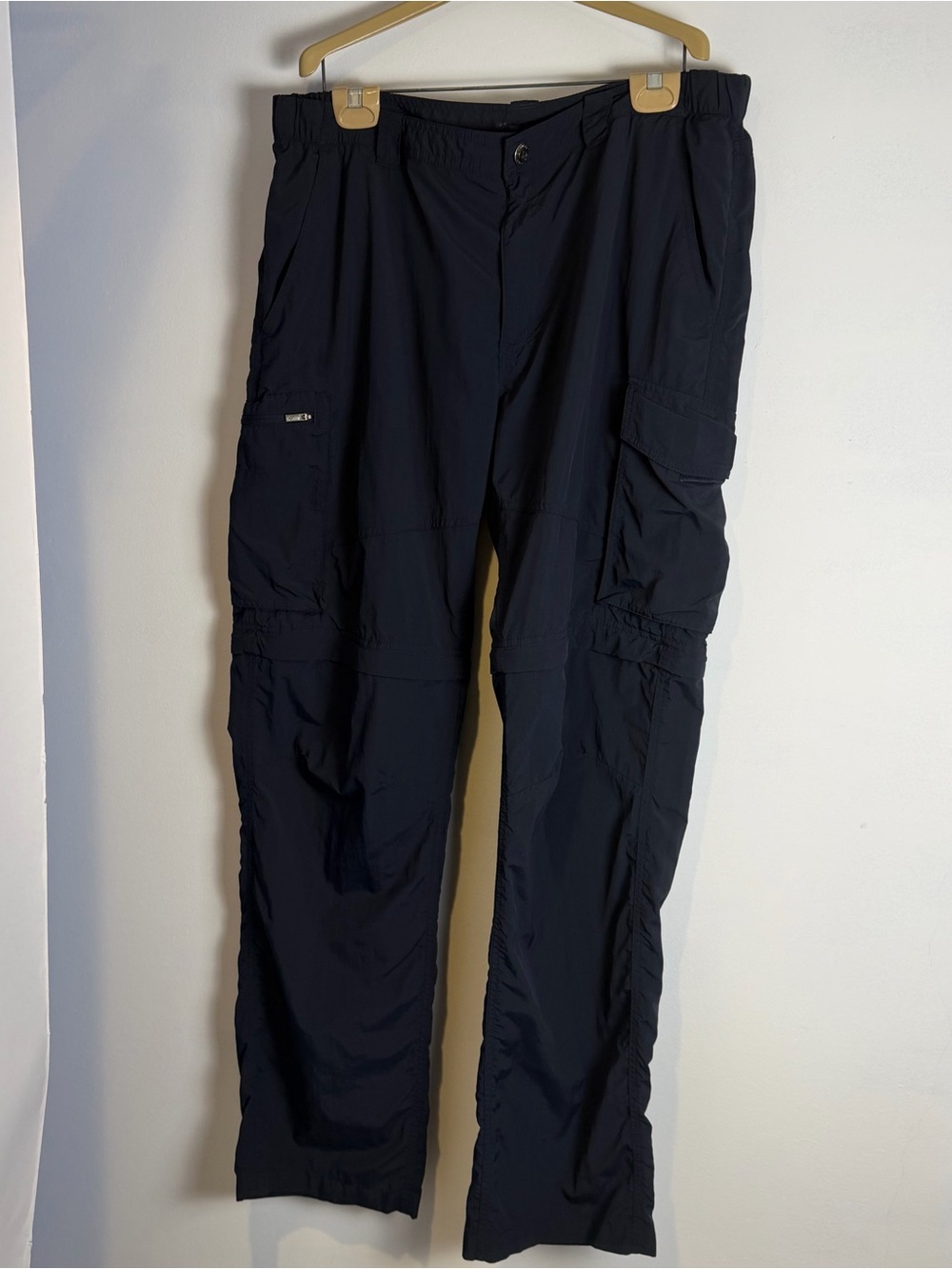 Columbia Men's Silver Ridge Cargo Convertible Black Pants with Pockets